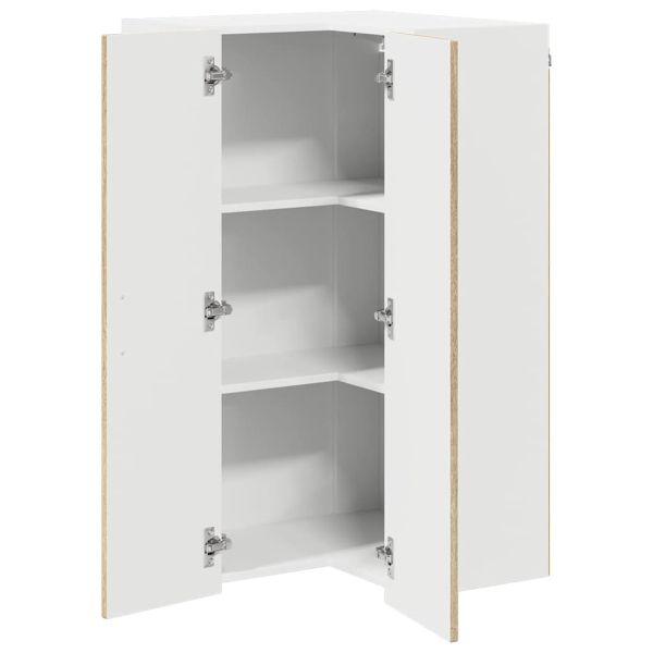 Стенно ъглово шкафче LUCCA Дъб сонома 57 x 57 x 100 см