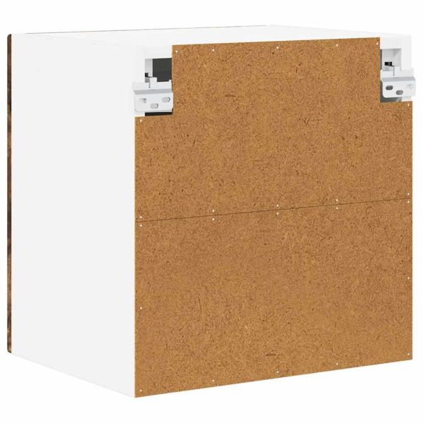 Стенен стъклен шкаф PORTO 2 pcs Димян дъб 40 x 31 x 40 см