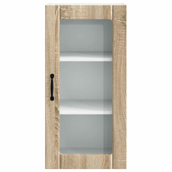 Кухненски шкаф 2 pcs Сонома дъб 40 x 31 x 80 см Инженерно дърво