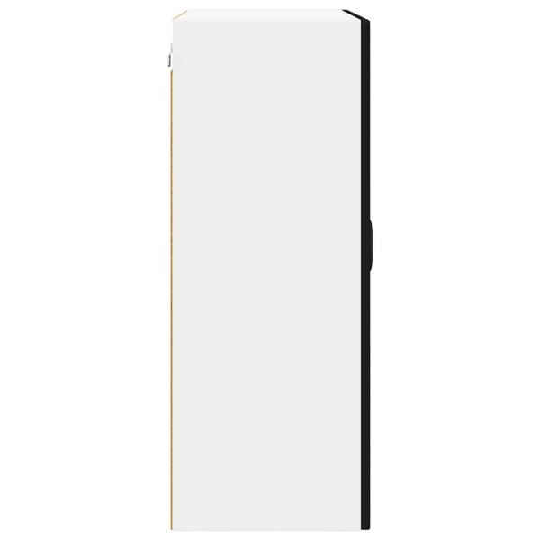 Кухненски шкаф с рафт Черно 60 x 31 x 80 см Инженерно дърво