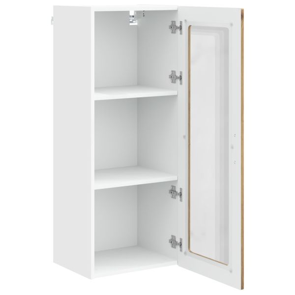 Стенен стъклен шкаф PORTO Дъб 40 x 31 x 100 см