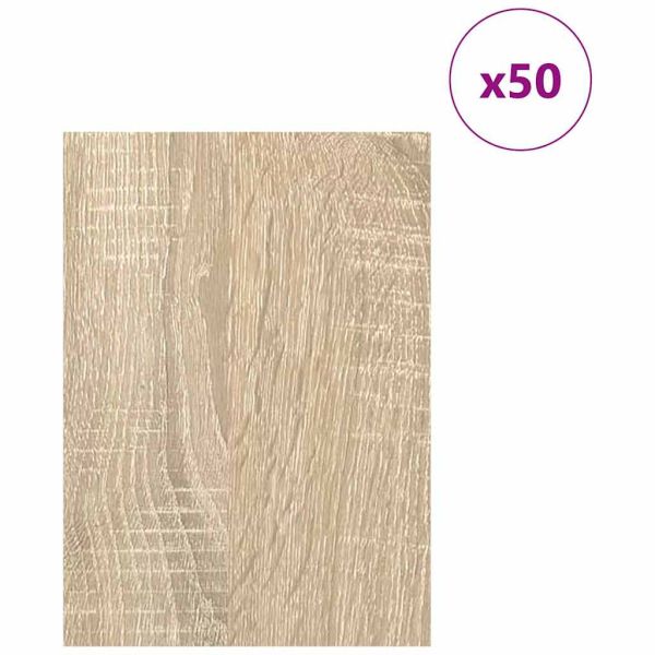 Декор панели 50 pcs Сонома дъб 15 x 21 x 0.27 см