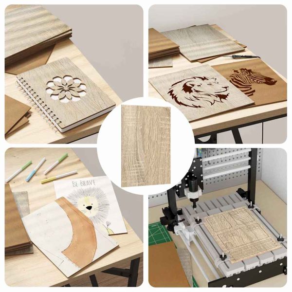 Декор панели 150 pcs Сонома дъб 15 x 21 x 0.27 см