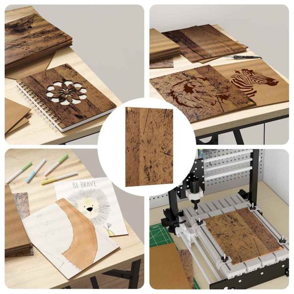 Декор панели 12 pcs Старо дърво 15 x 21 x 0.27 см