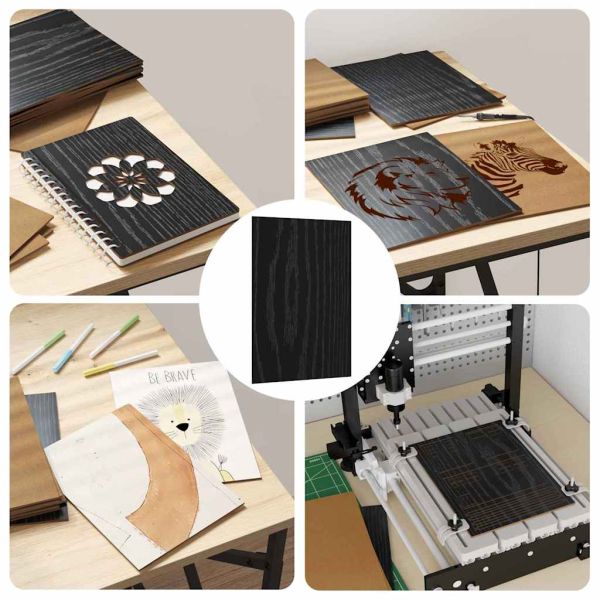 Декор панели 150 pcs Черния дъб 21 x 30 x 0,27 см