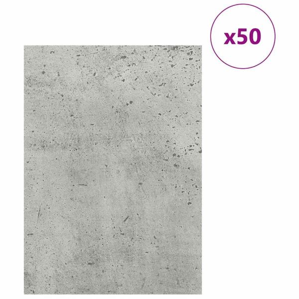 Декор панели 50 бр. Бетонно сиво 30 x 42 x 0,27 см