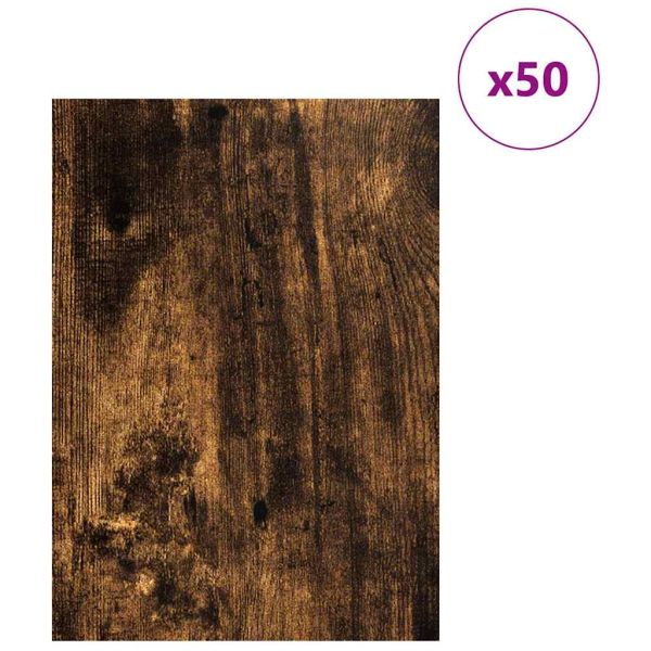 Декор панели 50 бр. Опушен дъб 30 x 42 x 0,27 см