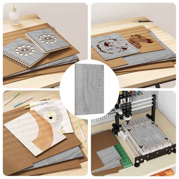 Декор панели 50 pcs Сив Сонома 30 x 42 x 0.27 см