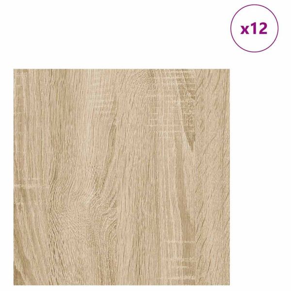 Декор панели 12 pcs Сонома дъб 30 х 30 х 0.27 см