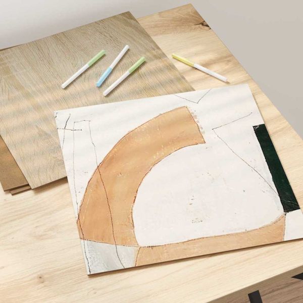 Декор панели 50 pcs Сонома дъб 30 х 30 х 0.27 см