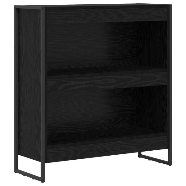 Шкаф за книги 80 x 30 x 86,5 см Инженерна дървесина Черния дъб