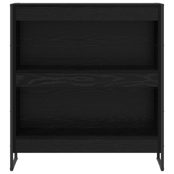 Шкаф за книги 80 x 30 x 86,5 см Инженерна дървесина Черния дъб