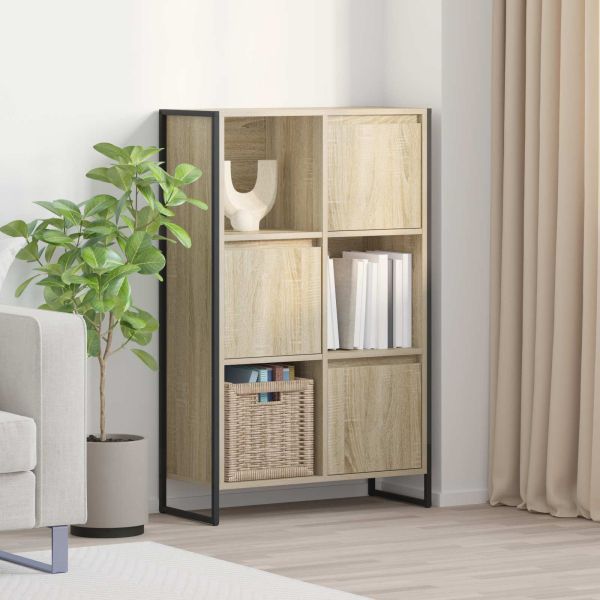 Шкаф за книги 68 x 30 x 108.5 см Инженерна дървесина Сонома