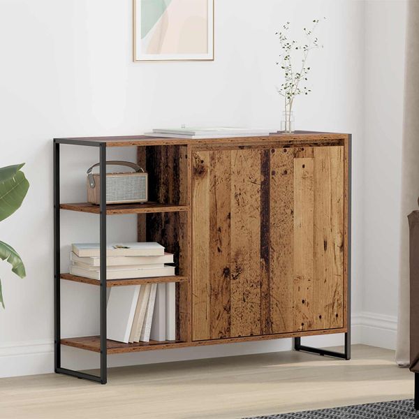 Страничен шкаф Старо дърво 96.5 x 30 x 75 см