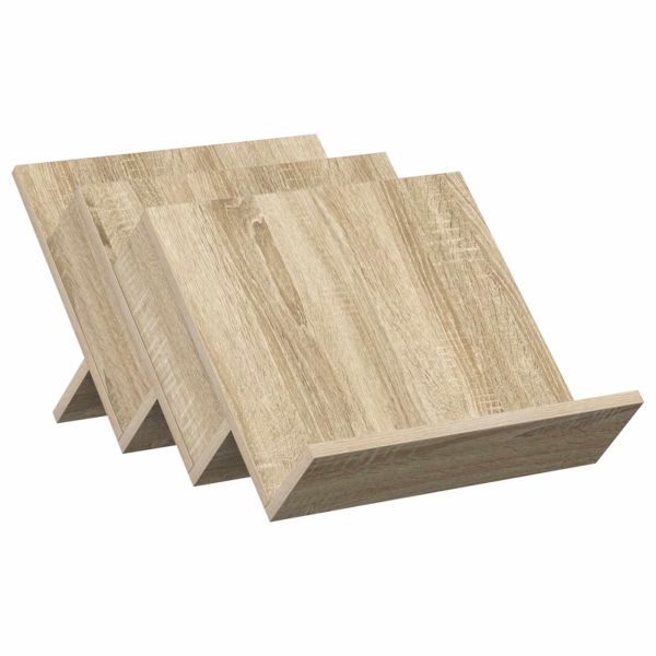 Етажерка за списания с рафт Сонома дъб 53 x 40 x 28,5 см