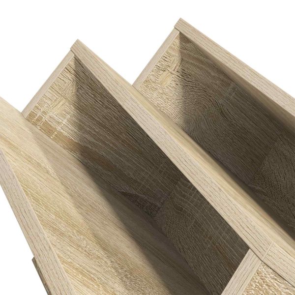 Етажерка за списания с рафт Сонома дъб 53 x 40 x 28,5 см