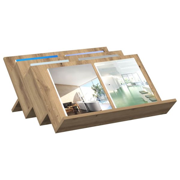 Етажерка за списания Дъб 65 x 53 x 28,5 см Инженерно дърво