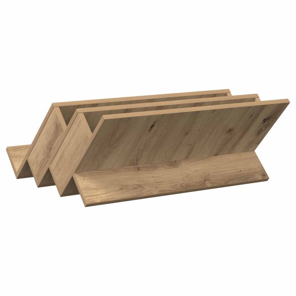 Етажерка за списания Дъб 65 x 53 x 28,5 см Инженерно дърво