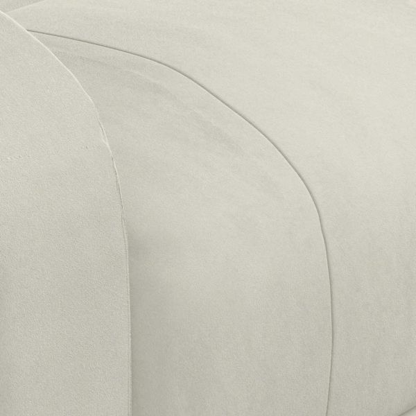 Масажен стол, кремав, кадифе