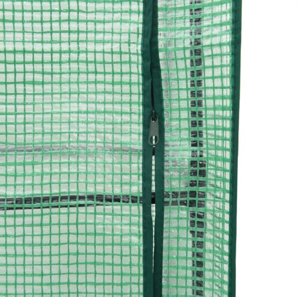 Повдигнато легло с оранжерия калъф, ратанов вид, 80x40x140 см