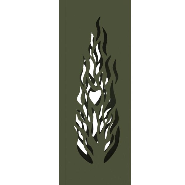 Соларна LED светлина за пътека 2 pcs Маслинено зелено