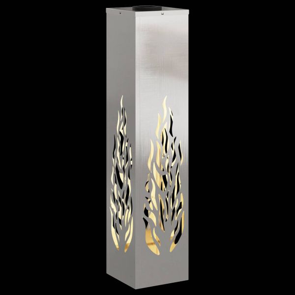 Соларна LED светлина за пътека 2 pcs Сребрист