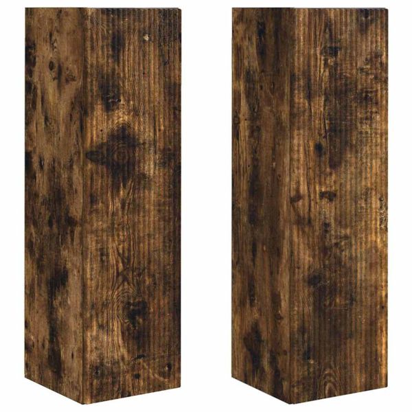 TV стенен шкаф 2 бр. Димян дъб Инженерна дървесина