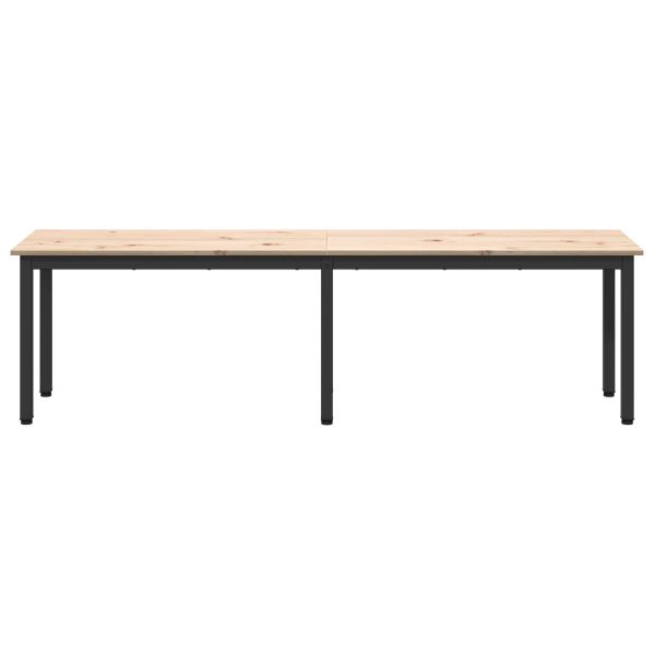Пейка Естествен 160 x 35 x 45 cm Солидно борово дърво