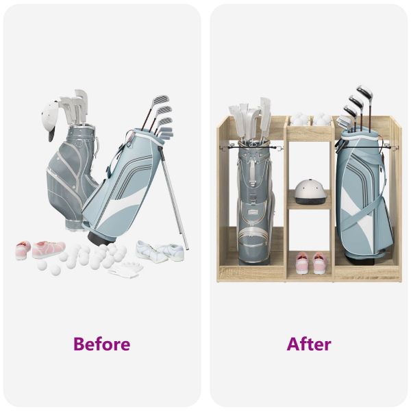 Голф шкаф Едноцветен Сонома дъб 102 x 45 x 85,5 см