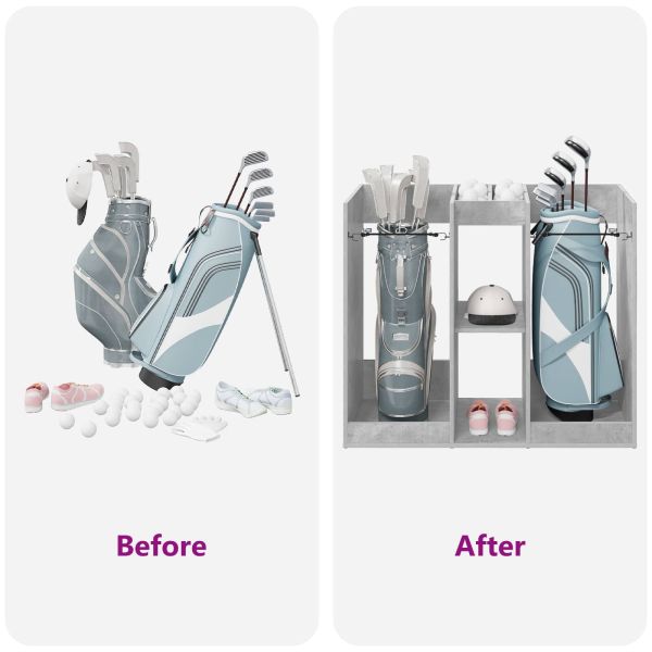 Голф шкаф Едноцветен Циментено сиво 102 x 45 x 85,5 см