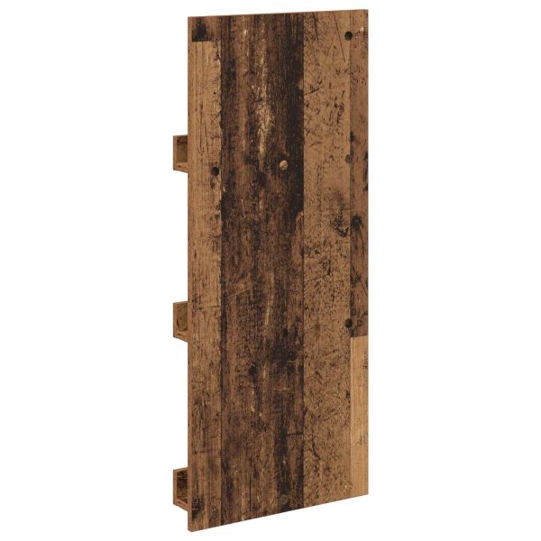 Етажерка за списания с рафт Старо дърво 43 x 11 x 102 см