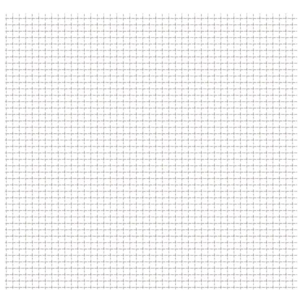 Гофрирана мрежа, неръждаема стомана, 50x50 см, 21x21x2,5 мм