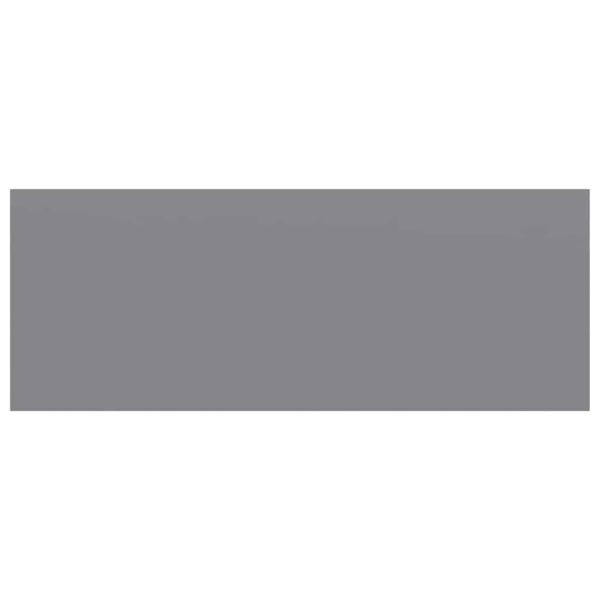 Окачен стенен рафт, сив, 60x23,5x3,8 см, МДФ