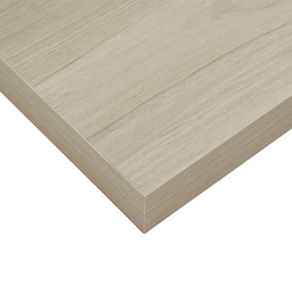 Окачени стенни рафтове, 2 бр, дъб, 60x23,5x3,8 см, МДФ
