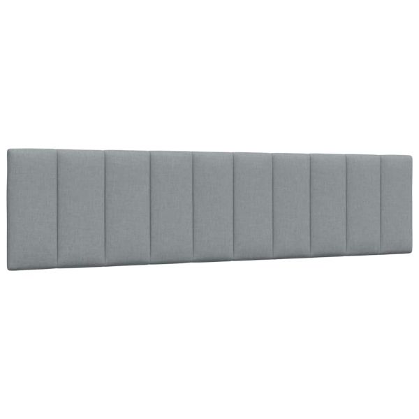 Легло с матрак Hanko, светлосиво, 200x200 см, плат