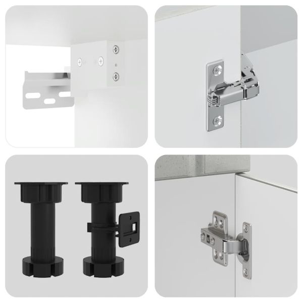 Комплект кухненски шкафове от 11 части Lucca, инженерно дърво