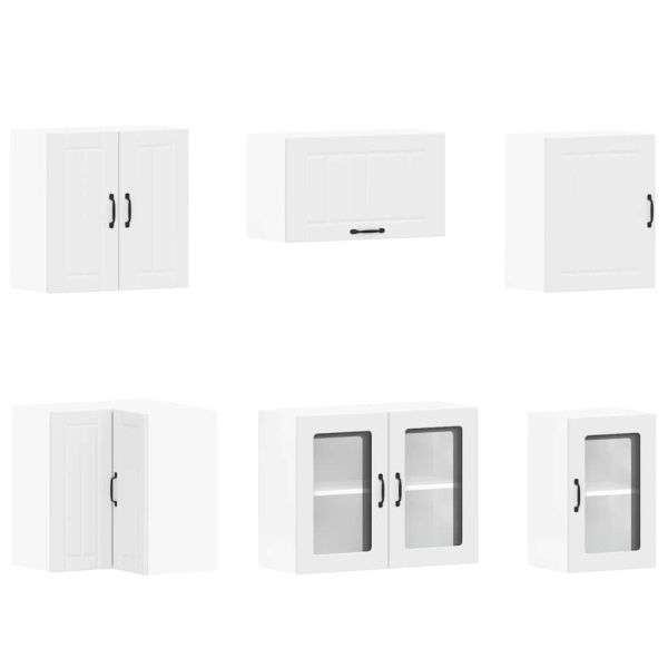 Комплект кухненски шкафове от 11 части Lucca, инженерно дърво