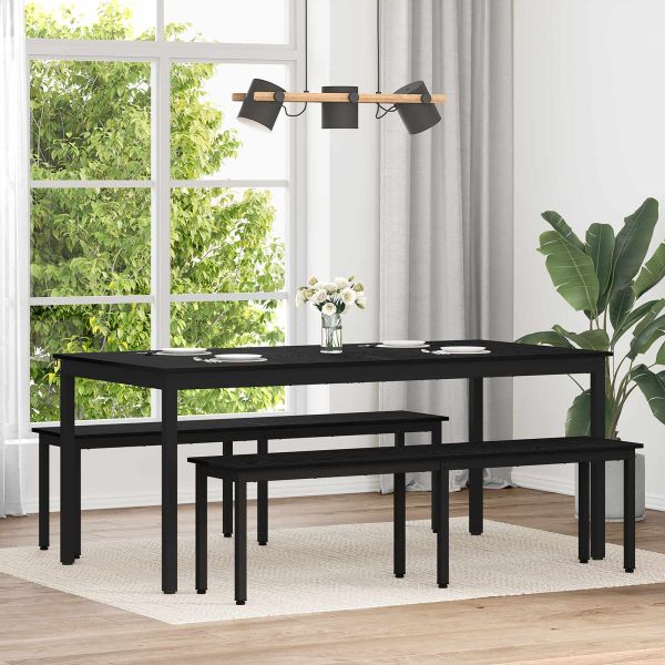 Трапезни маси 2 pcs 180 x 90 x 75 cm Инженерно дърво