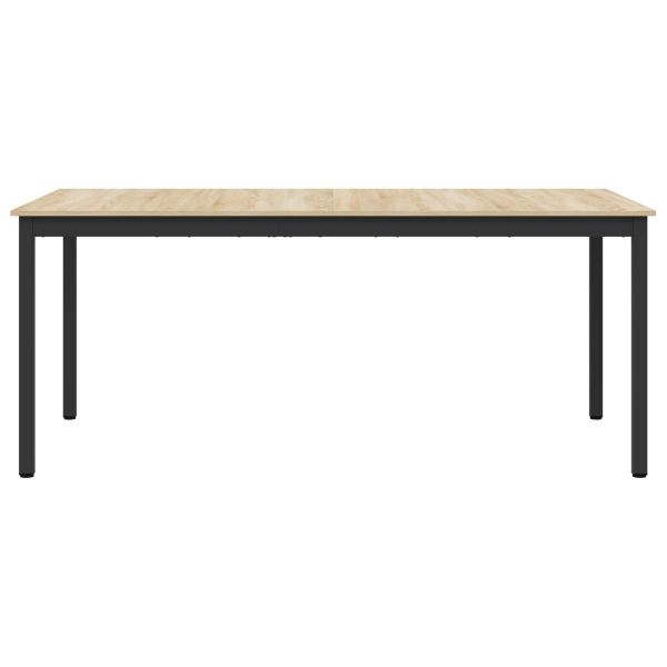 Трапезни маси 2 pcs 180 x 90 x 75 cm Инженерно дърво