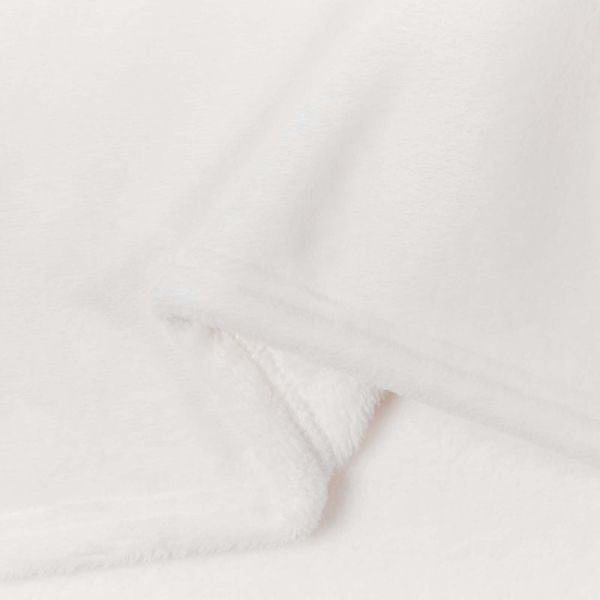 Одеала за хвърляне 6 pcs Бяло 130 x 150 cm Мека вълна