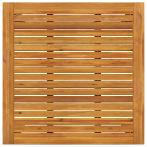 Градинска маса, 85x85x74 см, акация масив