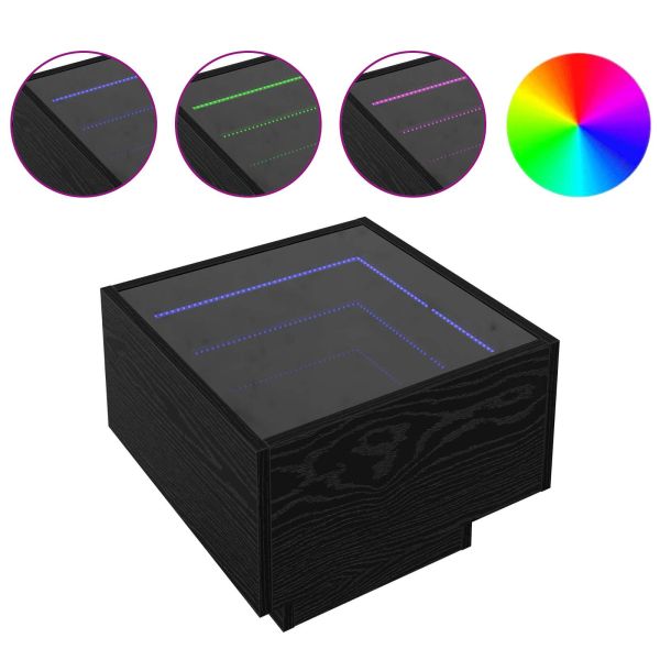 Масичка за кафе Черния дъб 40 x 40 x 30 cm Инженерно дърво