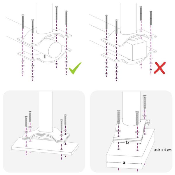 Прибираща се дворна странична тента, 60x300 см, кремава