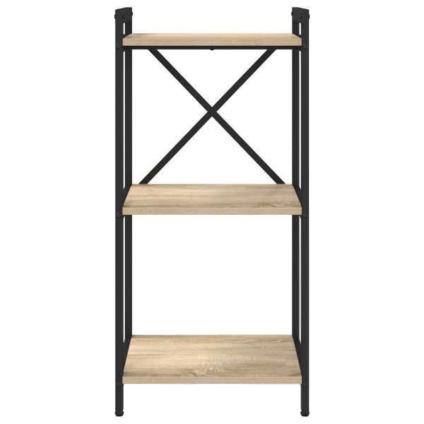 Рафт за книги Сонома дъб 40 x 30 x 85 см Инженерно дърво
