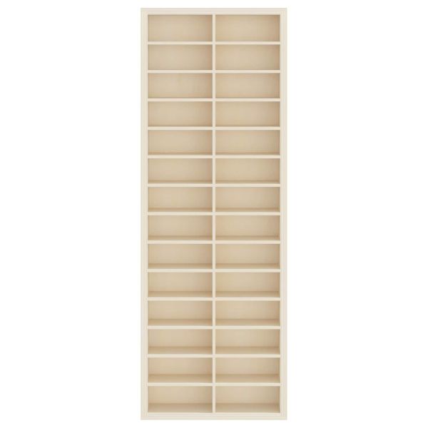 Стена дисплей кутия Бежово 21 x 4,5 x 59 см Инженерно дърво