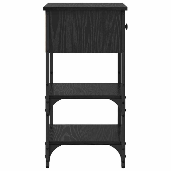 Нощен шкаф с чекмедже Черния дъб 33.5 x 36 x 70 см