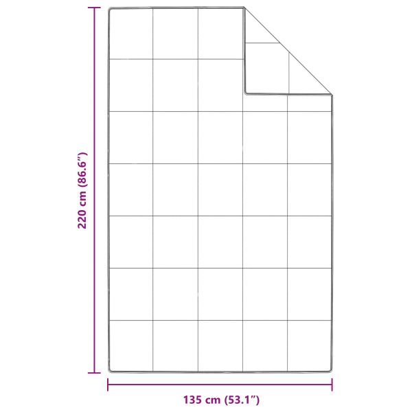 Летен юрган с възглавница 2 pcs Бяло Пухени пера