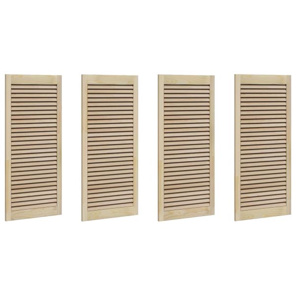 Врата за шкаф с врата 4 pcs Естествен 49,5 x 2,1 x 110 см