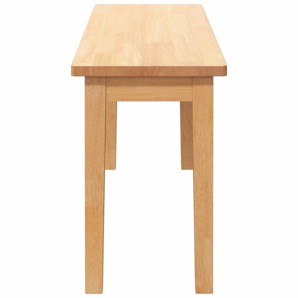 Пейка 110 cm Масивна дървесина Гума