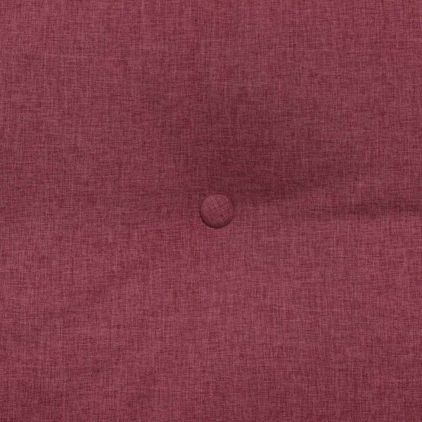 Възглавница за гръб Виненочервен 100 x 24 x 50 см текстил